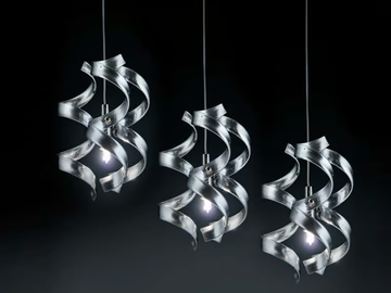 ASTRO - Crystal pendant lamp by Metal Lux - view 3